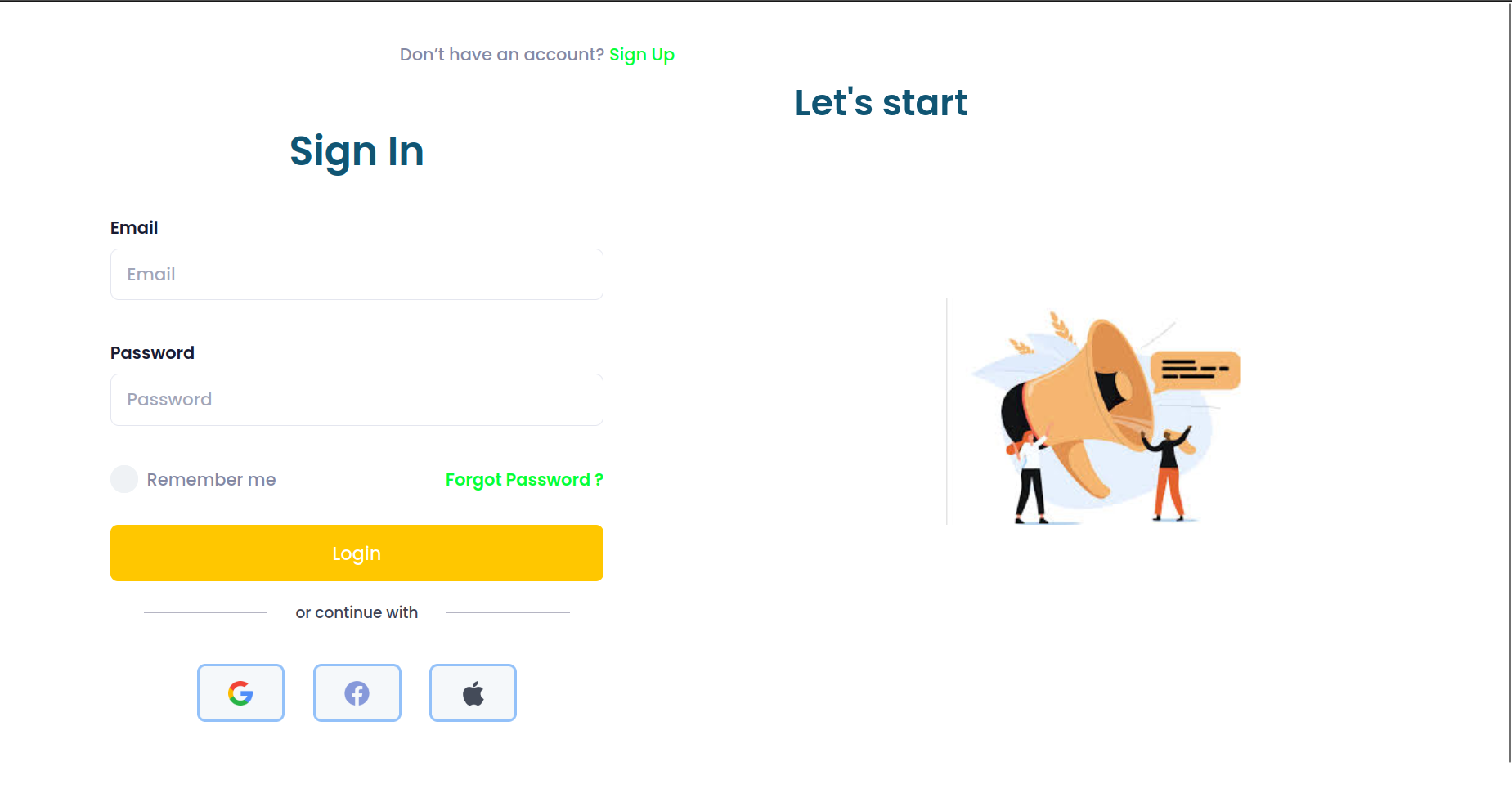 Laravel and Vue.js Web Application Development Project