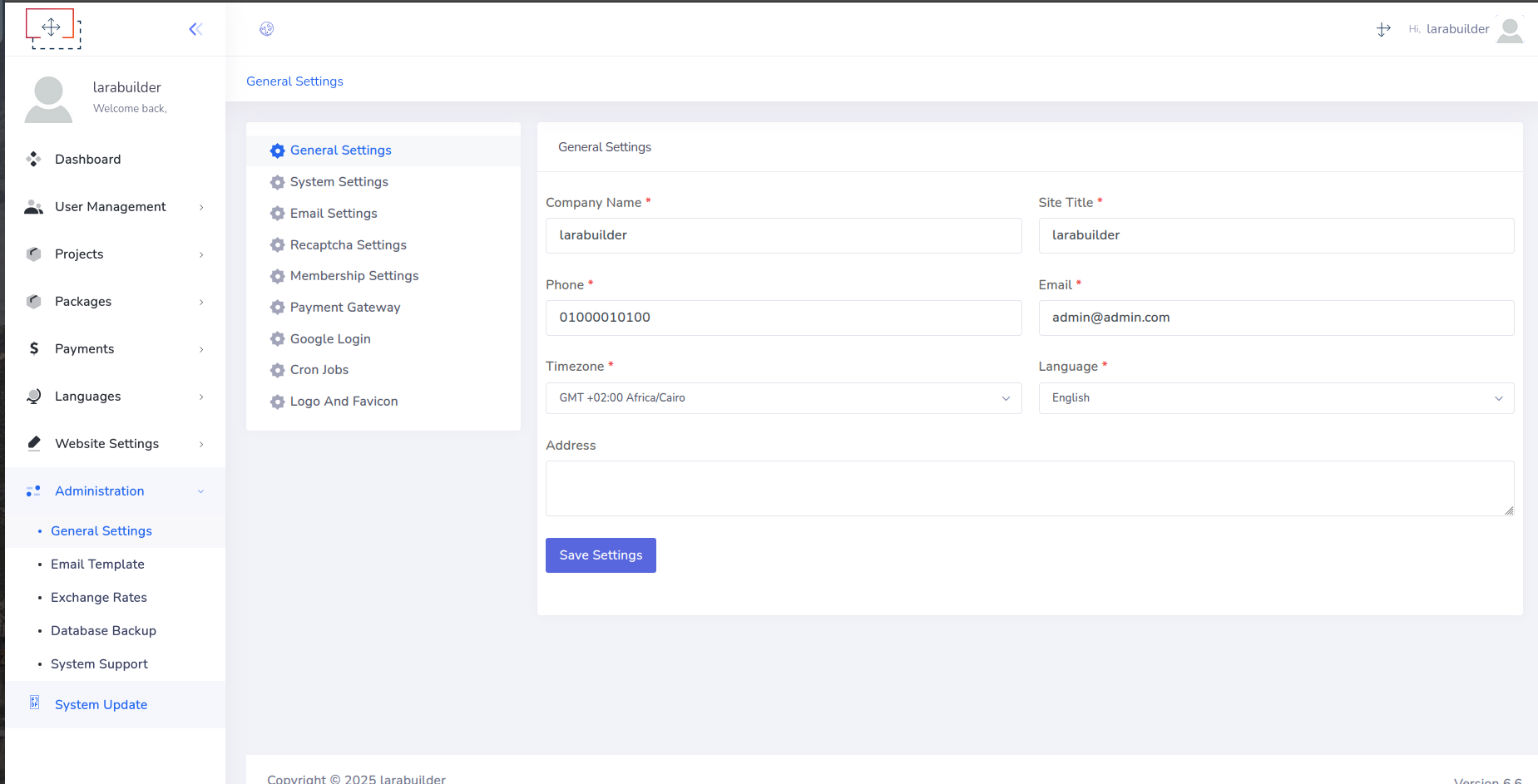 Modern Laravel Company Website with Interactive UI