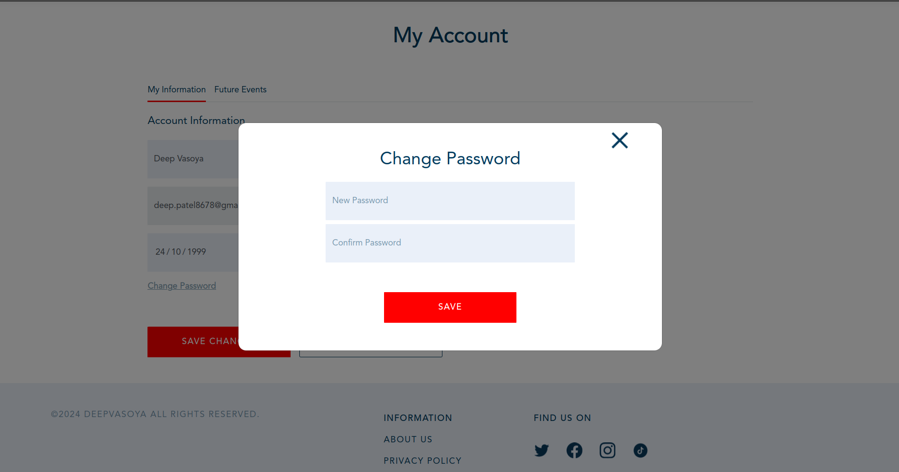 Mobile-Responsive Website Using Vue.js and Tailwind CSS